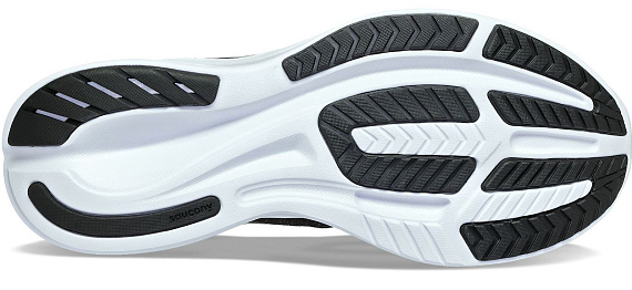 Кроссовки женские Saucony Ride 16 Black/White - Фото 4 большая
