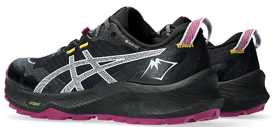 Кроссовки женские ASICS Gel-Trabuco 12 Gtx Black/Light Blue - Фото 4 большая