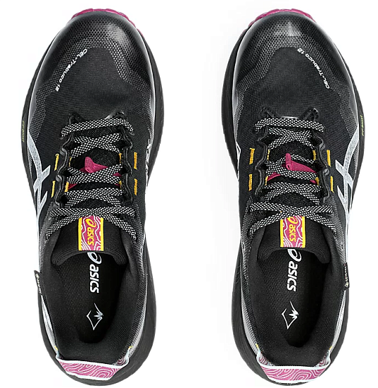 Кроссовки женские ASICS Gel-Trabuco 12 Gtx Black/Light Blue - Фото 5 большая