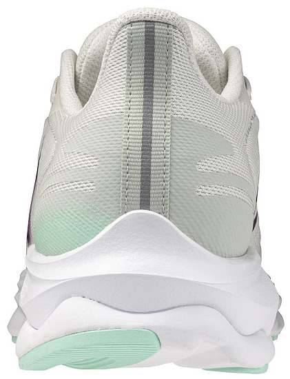 Кроссовки женские Mizuno Wave Serene 2 Snow White/Dark Purple/Ice Green - Фото 5 большая