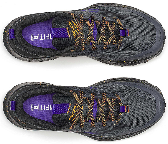 Кроссовки женские Saucony Ride TR 2 Carbon/Black - Фото 3 большая