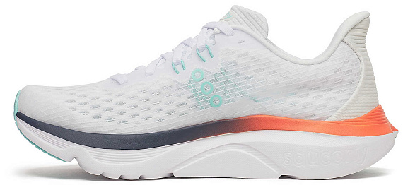 Кроссовки женские Saucony Kinvara 16 White/Navy - Фото 5 большая