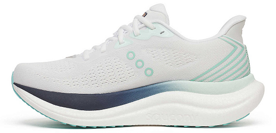 Кроссовки женские Saucony Triumph 23 White/Navy - Фото 3 большая