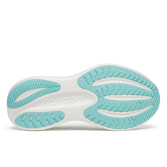 Кроссовки женские Saucony Triumph 23 White/Navy - Фото 6 большая