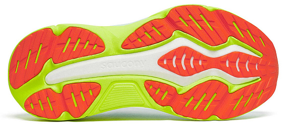 Кроссовки женские Saucony Hurricane 25 Aqua/Citron - Фото 2 большая