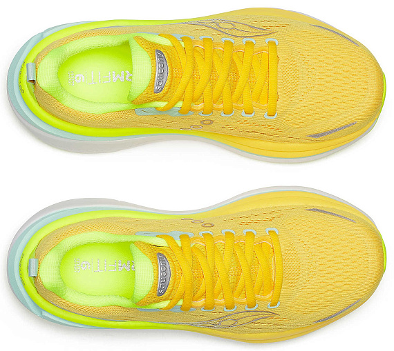 Кроссовки женские Saucony Hurricane 25 Sunrise/Citron - Фото 3 большая
