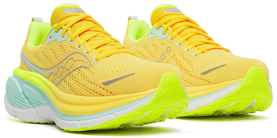 Кроссовки женские Saucony Hurricane 25 Sunrise/Citron - Фото 6 большая