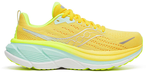 Кроссовки женские Saucony Hurricane 25 Sunrise/Citron - Фото 1 большая