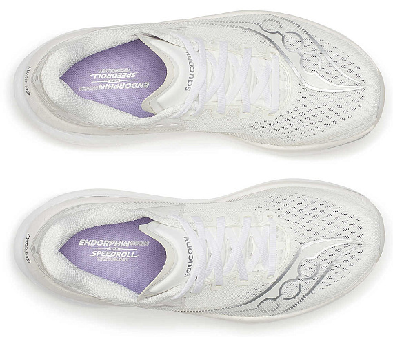 Кроссовки женские Saucony Endorphin Azura Ivory/White - Фото 3 большая