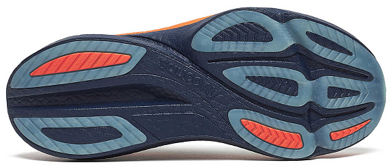 Кроссовки женские Saucony Endorphin Azura White/Navy - Фото 2 большая