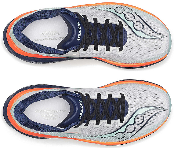 Кроссовки женские Saucony Endorphin Azura White/Navy - Фото 3 большая