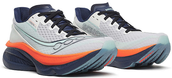 Кроссовки женские Saucony Endorphin Azura White/Navy - Фото 6 большая