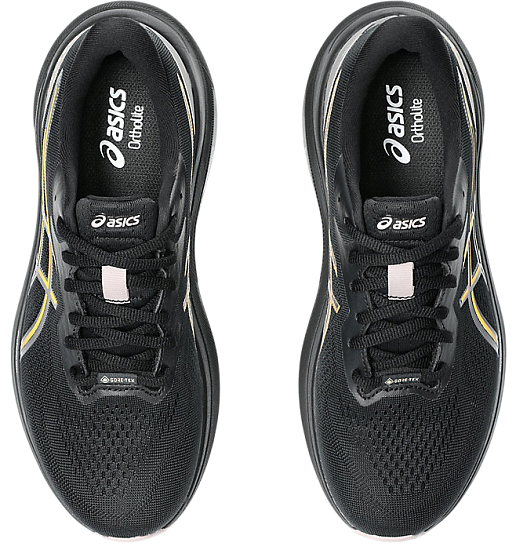 Кроссовки женские ASICS Gt-1000 13 Gtx Black/Stadium Orange - Фото 4 большая