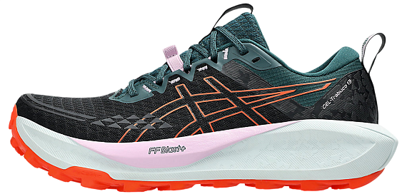 Кроссовки женские ASICS Gel-Trabuco 13 Black/Nova Orange - Фото 2 большая