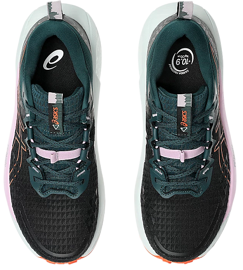 Кроссовки женские ASICS Gel-Trabuco 13 Black/Nova Orange - Фото 4 большая