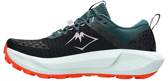 Кроссовки женские ASICS Gel-Trabuco 13 Black/Nova Orange - Фото 6 большая