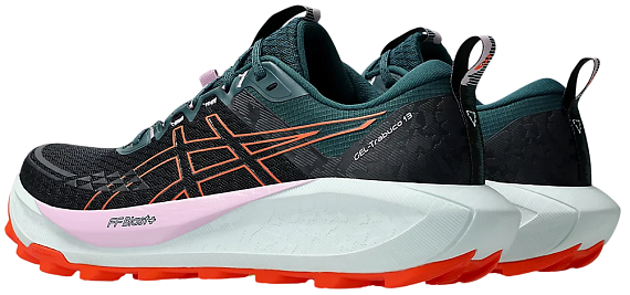 Кроссовки женские ASICS Gel-Trabuco 13 Black/Nova Orange - Фото 7 большая