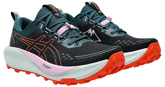 Кроссовки женские ASICS Gel-Trabuco 13 Black/Nova Orange - Фото 8 большая