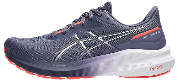 Кроссовки женские ASICS Gt-1000 13 Indigo Fog/White - Фото 2 большая