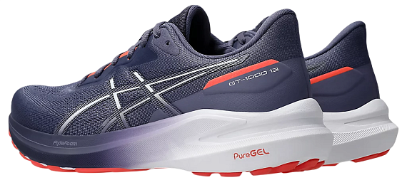 Кроссовки женские ASICS Gt-1000 13 Indigo Fog/White - Фото 6 большая