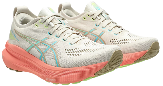 Кроссовки женские ASICS Gel-Kayano 31 Birch/Energy Aqua - Фото 8 большая