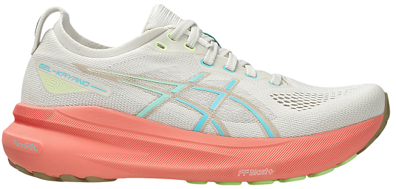 Кроссовки женские ASICS Gel-Kayano 31 Birch/Energy Aqua - Фото 1 большая