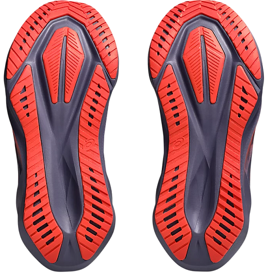 Кроссовки женские ASICS Novablast 5 Greyish Purple/Coral Reef - Фото 3 большая