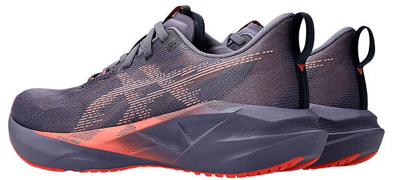 Кроссовки женские ASICS Novablast 5 Greyish Purple/Coral Reef - Фото 7 большая