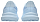 Кроссовки женские ASICS Gt-1000 13 Light Blue/Light Sapphire - Фото 5 малая