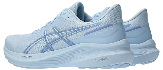 Кроссовки женские ASICS Gt-1000 13 Light Blue/Light Sapphire - Фото 7 большая