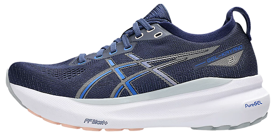 Кроссовки женские ASICS Gel-Kayano 31 Indigo Blue/Pure Silver - Фото 2 большая