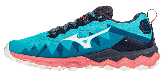 Кроссовки женские Mizuno Wave Daichi 6 Гол/Бел/Роз - Фото 6 большая