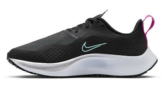 Кроссовки женские Nike Air Zoom Pegasus 37 Shield Black/Dark Smoke Grey/Obsidian Mist/Aurora Green - Фото 6 большая