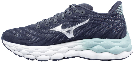 Кроссовки женские Mizuno Wave Sky 8 India Ink/Neo Silver/Dusty Jad - Фото 2 большая
