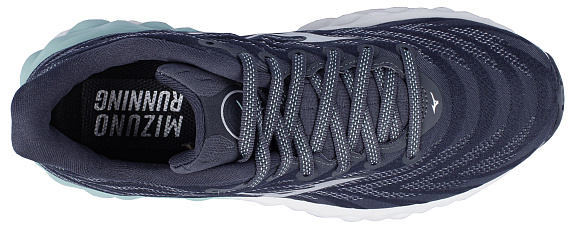 Кроссовки женские Mizuno Wave Sky 8 India Ink/Neo Silver/Dusty Jad - Фото 5 большая