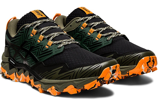 Кроссовки женские ASICS GEL-Fujitrabuco 8 Mantle Green/Black - Фото 7 большая
