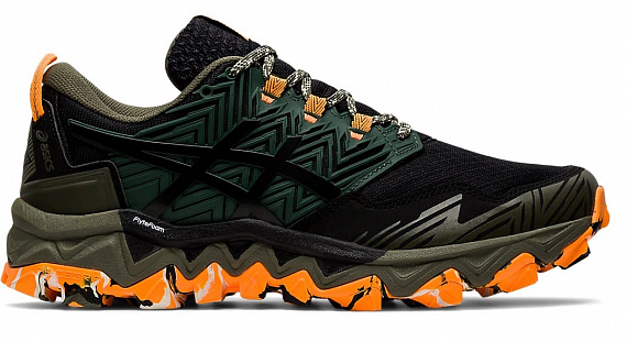 Кроссовки женские ASICS GEL-Fujitrabuco 8 Mantle Green/Black - Фото 1 большая