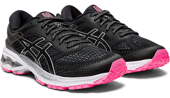 Кроссовки женские ASICS GEL-Kayano 26 Lite-Show Black/Black - Фото 7 большая