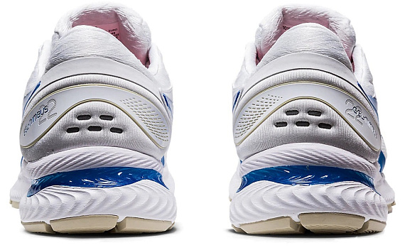 Кроссовки женские ASICS GEL-Nimbus 22 White/Electric Blue - Фото 5 большая
