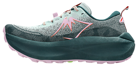 Кроссовки женские ASICS Trabuco Max 4 Cold Moss/Nova Orange - Фото 6 большая