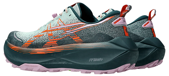 Кроссовки женские ASICS Trabuco Max 4 Cold Moss/Nova Orange - Фото 7 большая