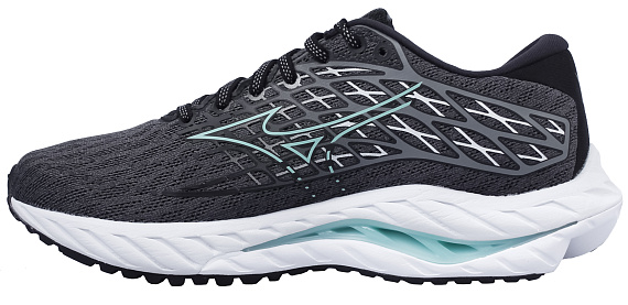 Кроссовки женские Mizuno Wave Inspire 20 Iron Gate/Dusty Jade Green/Bla - Фото 2 большая