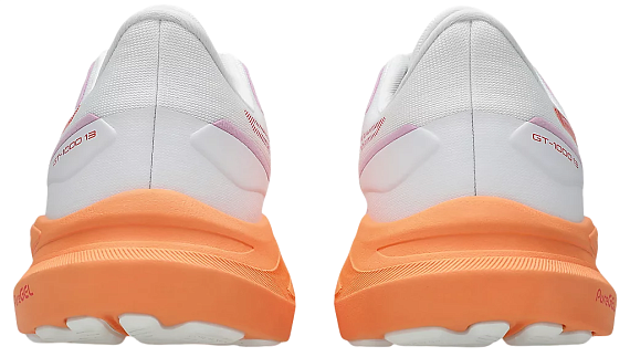 Кроссовки женские ASICS Gt-1000 13 White/Coral Reef - Фото 5 большая