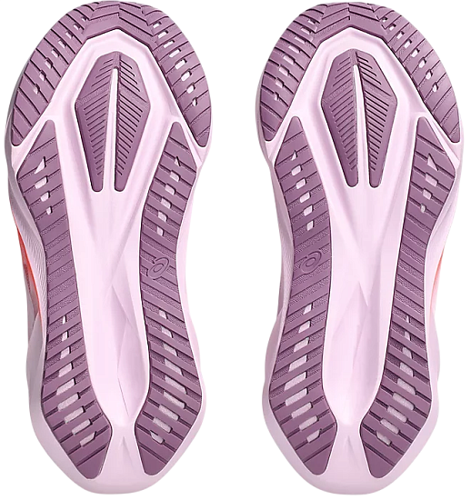 Кроссовки женские ASICS Novablast 5 White/Coral Reef - Фото 3 большая