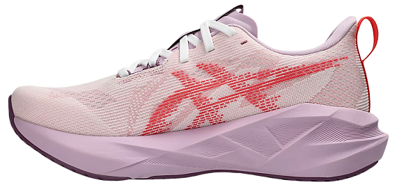 Кроссовки женские ASICS Novablast 5 White/Coral Reef - Фото 6 большая