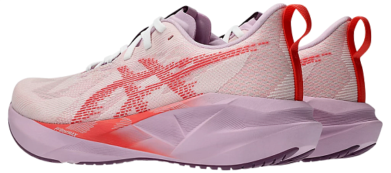 Кроссовки женские ASICS Novablast 5 White/Coral Reef - Фото 7 большая