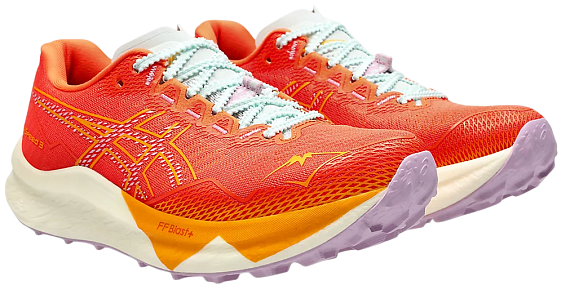 Кроссовки женские ASICS Fujispeed 3 Nova Orange/Light Ube - Фото 8 большая