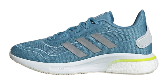 Кроссовки женские Adidas Supernova Hazy Blue/Halo Blue/Acid Yellow - Фото 7 большая
