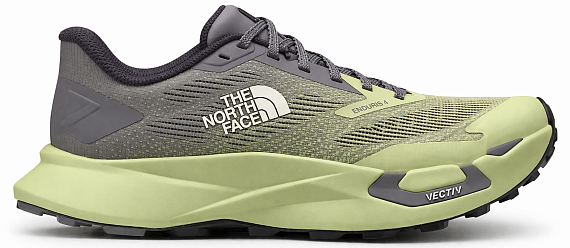 Кроссовки женские The North Face Vectiv Enduris 4 Transcendent Grey/Lemon Mist - Фото 1 большая
