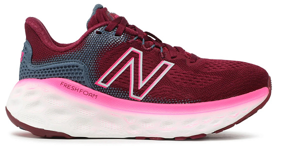 Кроссовки женские New Balance Fresh Foam More v3 Pink Glo - Фото 2 большая
